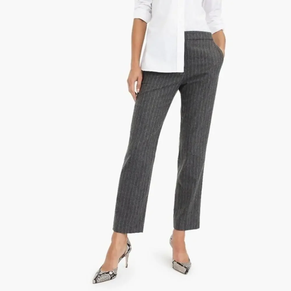J Crew Wool Easy Pants Ankle Length